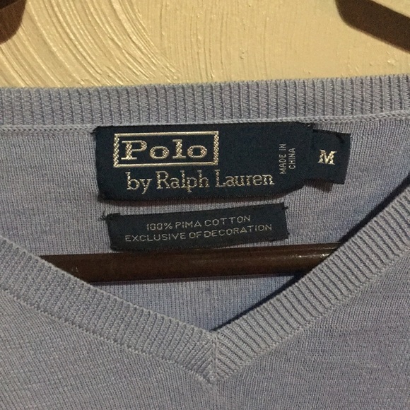 Powder Blue Ralph Lauren Sweater - Picture 3 of 3